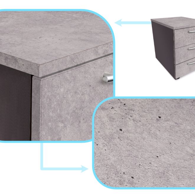 Fólie v roli samolepicí tapety dýha modrošedá cementová 1,22x50m