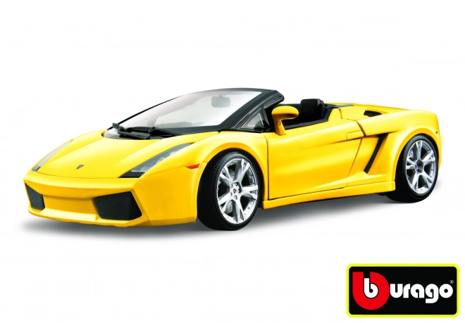 Bburago Lamborghini Gallardo Spyder metalíza žlutá 1:18