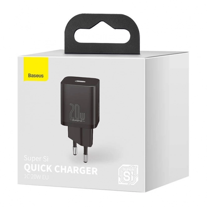 Baseus Super Si Quick Charger 1C 20W (černá)