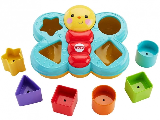 Fisher-Price barevná motýlí třídička kostek