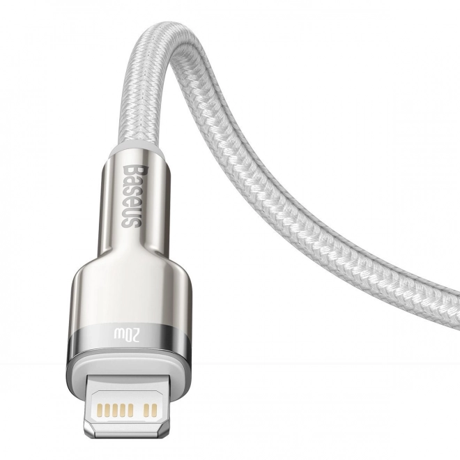 USB-C kabel pro Lightning Baseus Cafule, PD, 20W, 2m (bílý)