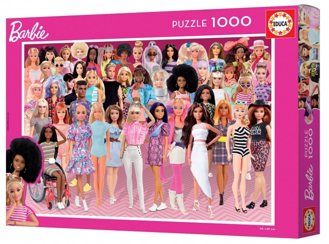 Puzzle 1000 prvků Barbie