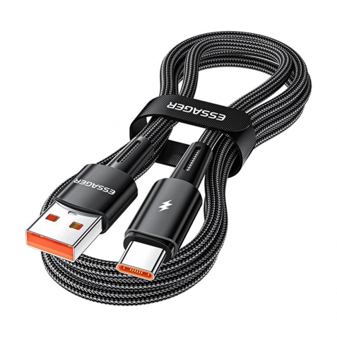 Kabel USB-A na USB-C 120W 2m černý