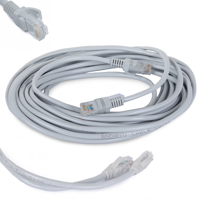 Síťový kabel lan cat5e rj45 kroucený pár ethernet 10m