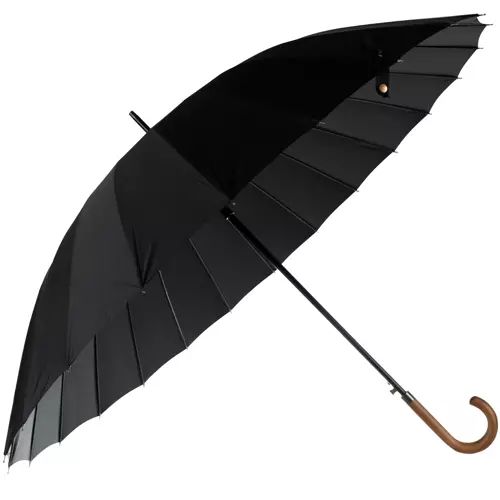 Deštník 24 žeber - černý