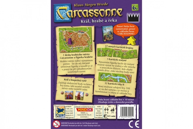 Carcassonne 6. rozšíření  Král, hrabě a řeka