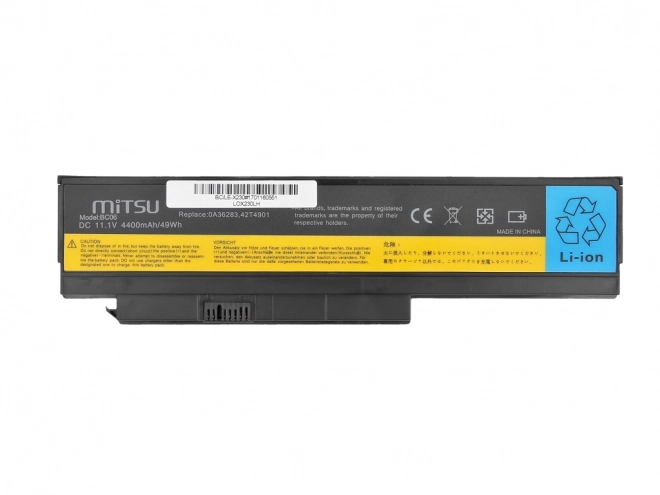 Baterie pro Lenovo X230 4400 mAh (49 Wh) 10,8 - 11,1 V