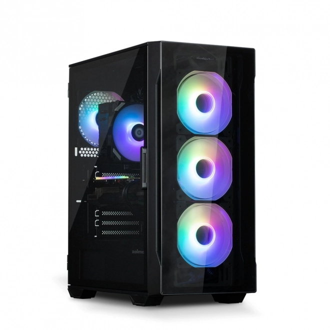 I3 Neo TG Mid Tower RGB 4x ventilátor, černý