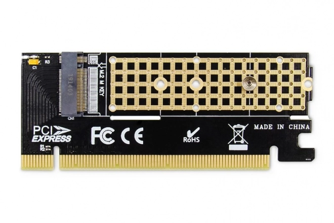 Rozšiřující karta (řadič) M.2NVMe SSD PCIe 3.0 x16 SATA