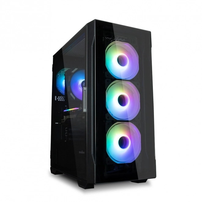 I3 Neo TG Mid Tower RGB 4x ventilátor, černý