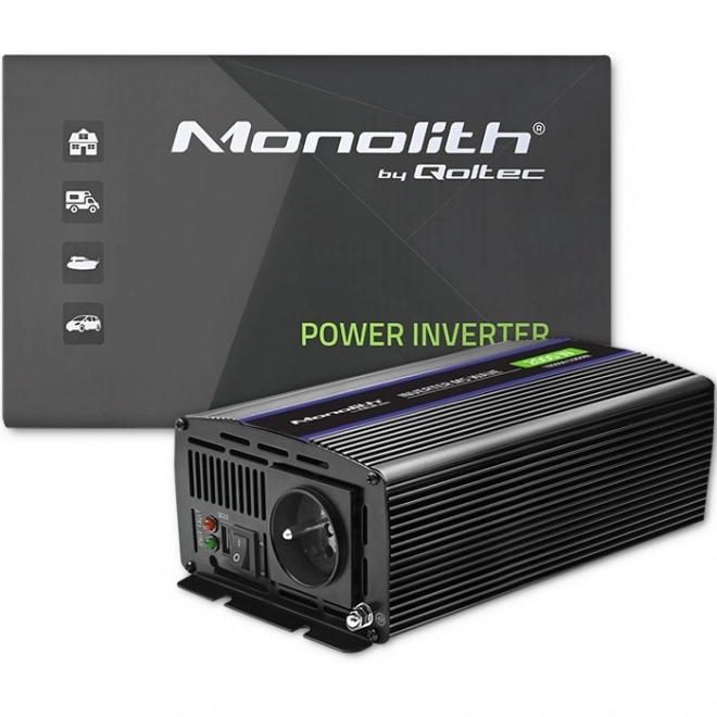 Měnič napětí Monolith 2000 MS Wave | 12V na 230V | 1000/2000W | USB