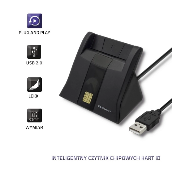 Inteligentní čtečka identifikačních karet | USB 2.0 | Plug&play