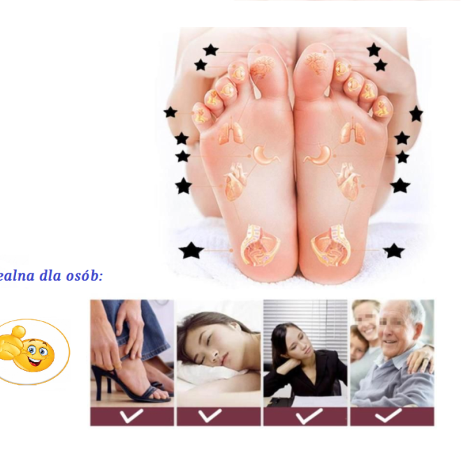 Skládací masážní podložka na nohy / EMS masážní přístroj na nohy