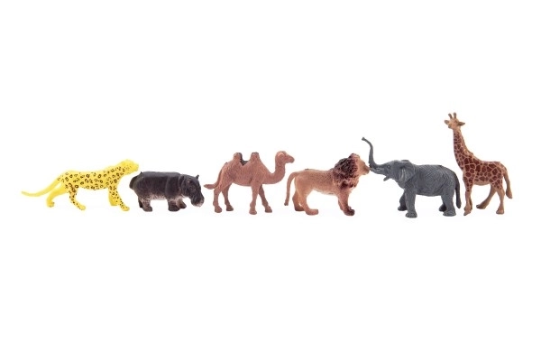 Zvířátka mini safari ZOO plast 5-6cm 12ks v sáčku