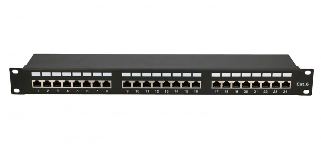 Patchpanel 24 portů CAT6 STP V2