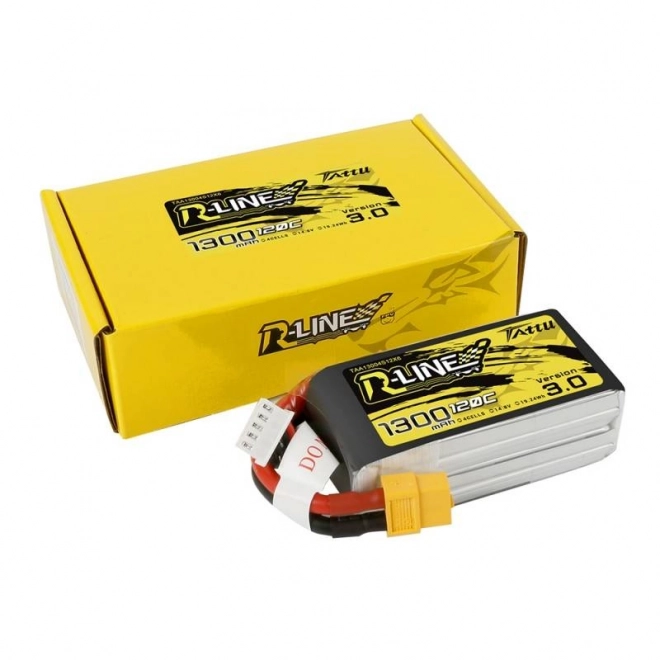 Baterie Tattu R-Line Version 3.0 1300mAh 14,8V 120C 4S1P XT60