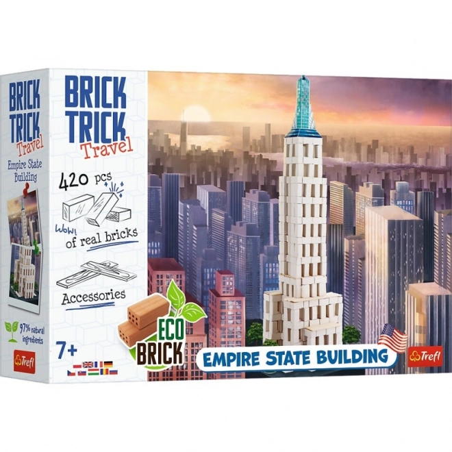 BRICK TRICK Travel: Empire State Building XL 420 dílů