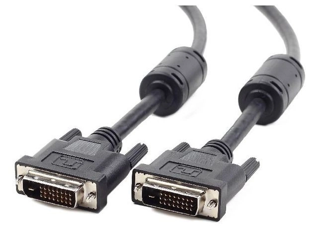 DVI-D(M)/DVI-D(M)(24+1) Dual Link Feritový kabel 3M černý