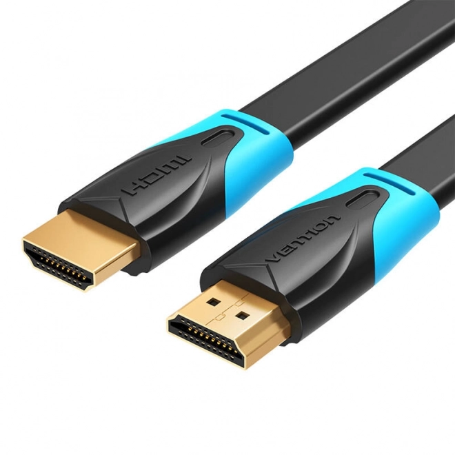 Plochý HDMI kabel Vention 5m 4K 60Hz černý