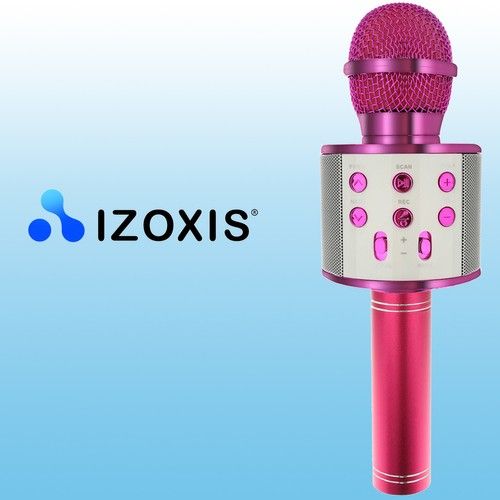 Karaoke mikrofon růžový Izoxis 22191