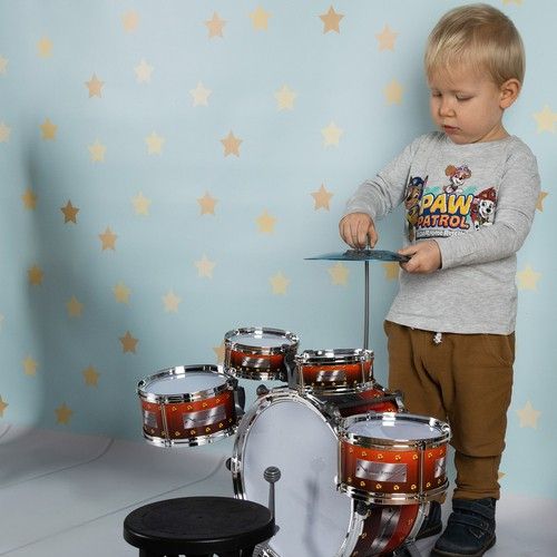 Dětské bicí sada - dětské bubny XL se stoličkou