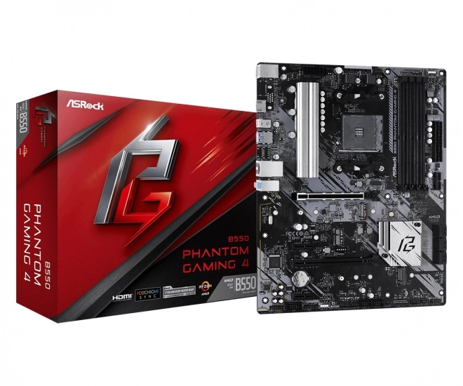 Základní deska B550 Phantom Gaming 4 AM4 4DDR4 HDMI M.2 ATX