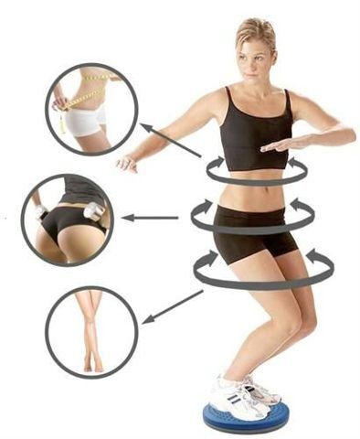 HÜFTTRAINER balanční podložka pro pevnější břicho - rotační