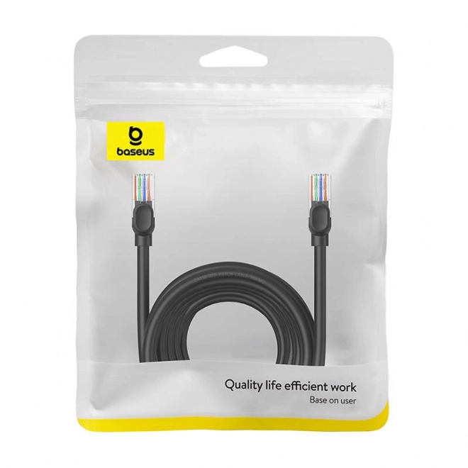 Síťový kabel Baseus Ethernet CAT5, 10 m (černý)