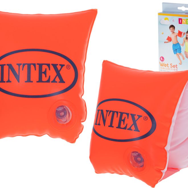 INTEX Butterfly nafukovací plavecké rukávy oranžové 2-5 let