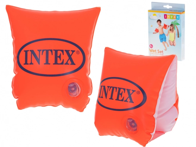 INTEX Butterfly nafukovací plavecké rukávy oranžové 2-5 let