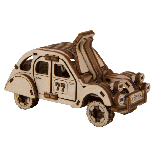 Wooden City 3D puzzle Superfast Rally Car č.2
