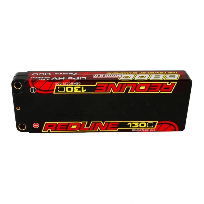 Gens ace Redline Series 5800mAh 7.6V 130C 2S1P HardCase 56# HV Ultra LCG LiPo baterie