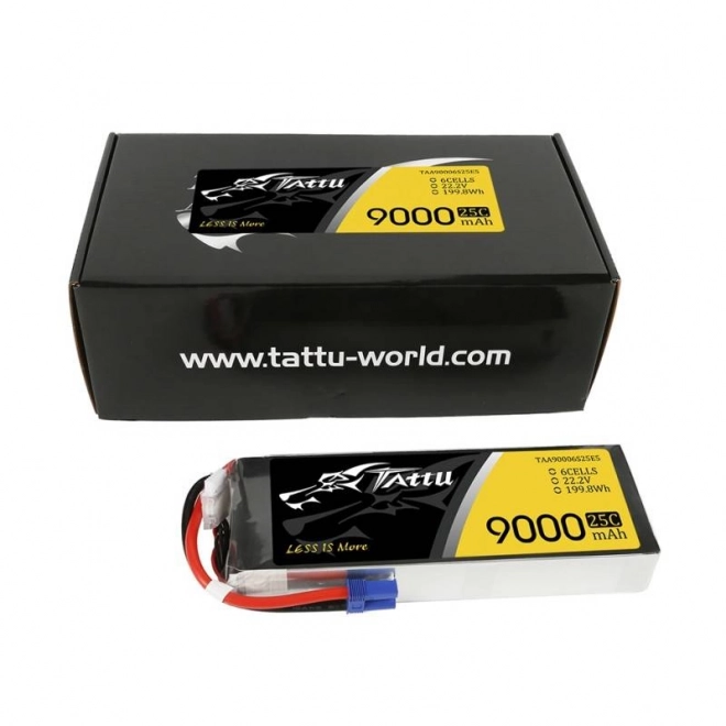 Baterie Tattu 9000mAh 22,2V 25C 6S1P