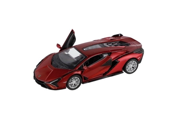 Auto Kinsmart Lamborghini  Sián FKP 37 kov/plast 13cm mix barev