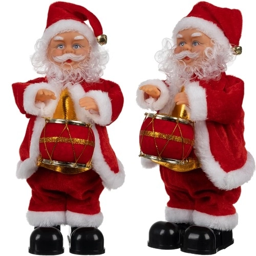 Santa Claus hrající figurka 30cm Ruhhy 22162