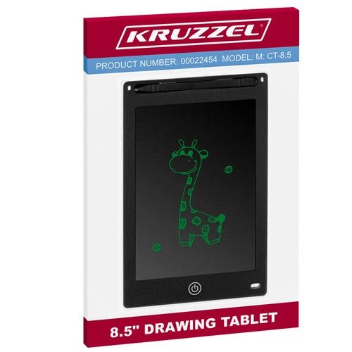 Kreslící tablet 8,5" černý KRUZZEL 22454