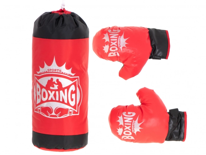 Boxovací pytel a rukavice boxerská sada