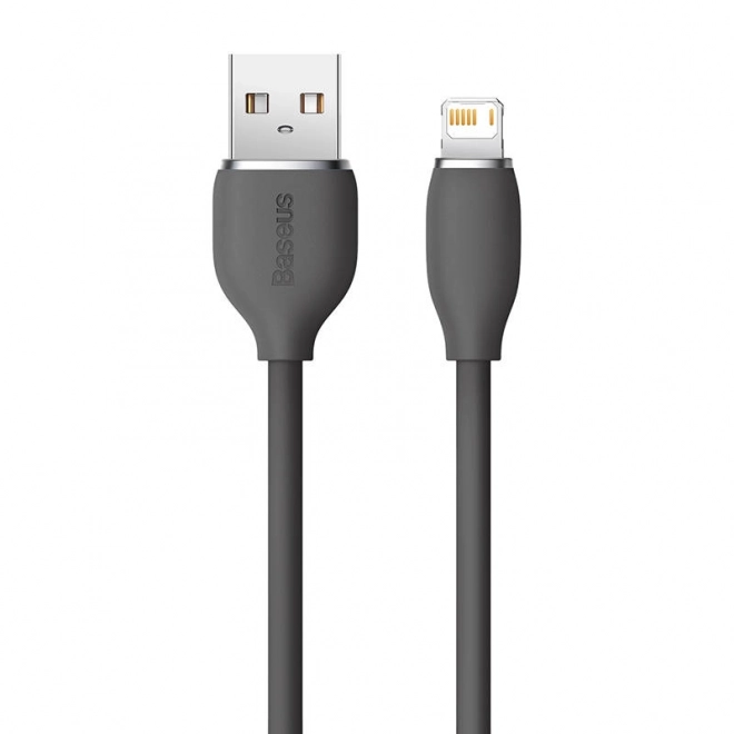 Baseus Jelly kabel USB na Lightning, 2,4A, 1,2 m (černý)