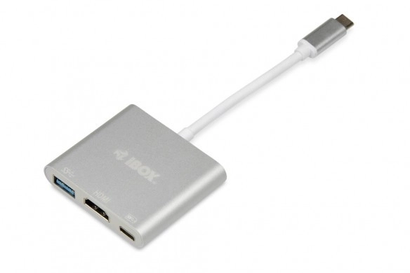 HUB USB Type-C napájení HDMI USB A