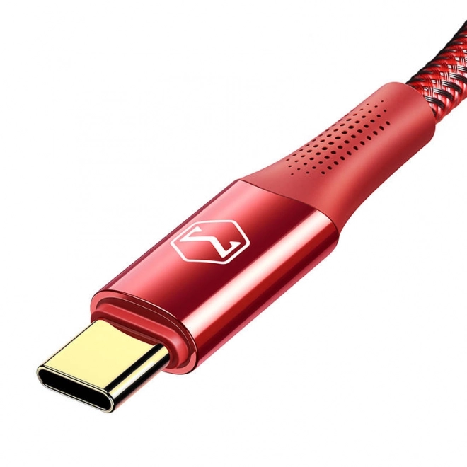 Kabel USB-C na USB-C Mcdodo CA-8321 100W 90 stupňů 1,2 m (červený)