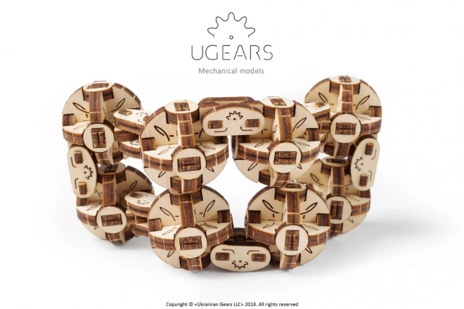 Ugears 3D puzzle - Flexi kubus 144 dílků