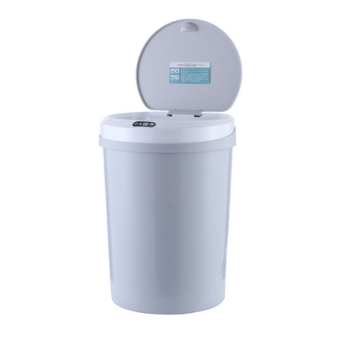 Automatický odpadkový koš s inteligentním senzorem 12l- šedý/baterie