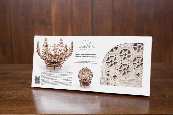 Ugears 3D puzzle - Květina 101 dílků