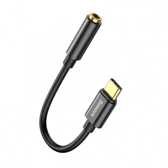 Zvukový adaptér Baseus L54 USB-C mini jack 3,5 mm - černý