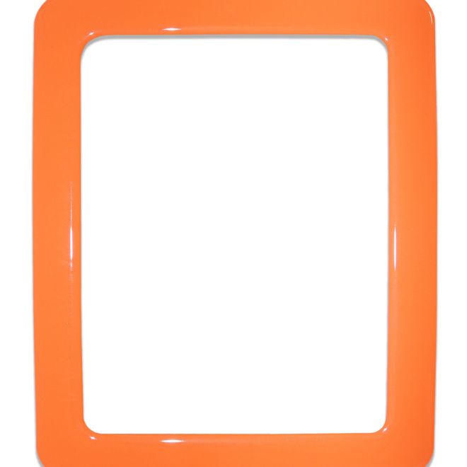 Magnetický samolepicí rámeček o velikosti 19,0 x 23,8 cm - oranžový