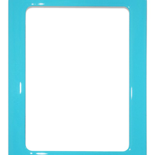Magnetický samolepicí rámeček velikosti 16,0x11,8 cm - světle modrý