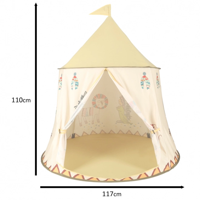 Dětský indiánský stan Týpí  - 110 cm