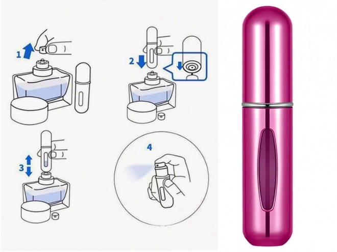 Cestovní rozprašovač s rozprašovačem parfému 5ml dávkovač parfému