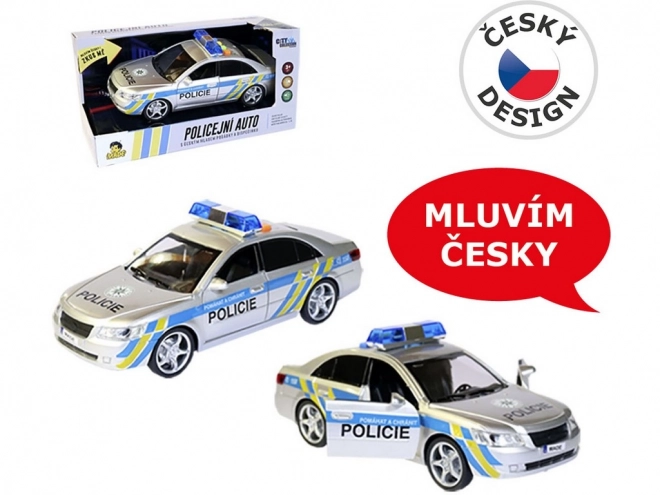 Policejní auto s reálným hlášením