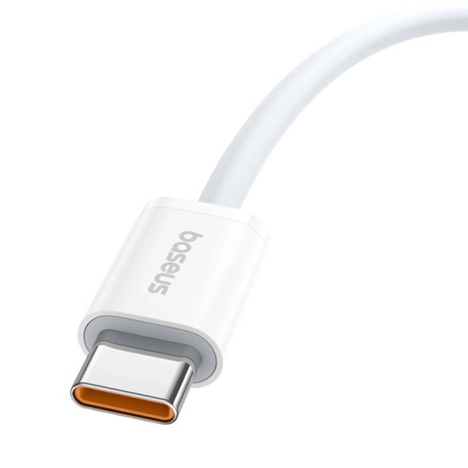 Rychlonabíjecí kabel USB-C na USB-C Baseus Superior 2 100W 2m (bílý)